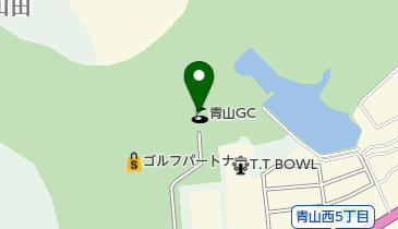 青山ゴルフクラブの地図画像