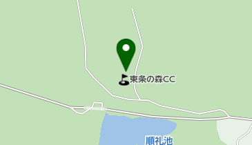 東条の森カントリークラブの地図画像