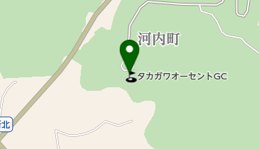 タカガワオーセントゴルフ倶楽部の地図画像