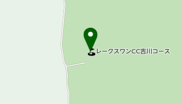 レークスワンカントリー倶楽部吉川コースの地図画像