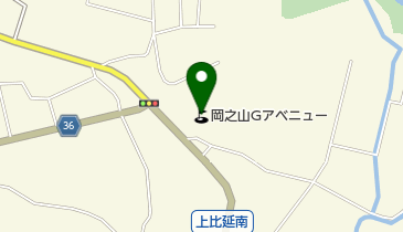 岡之山ゴルフアベニューの地図画像