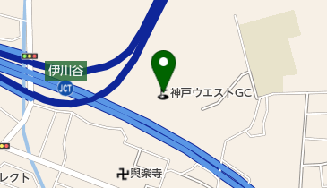 神戸ウエストゴルフクラブの地図画像