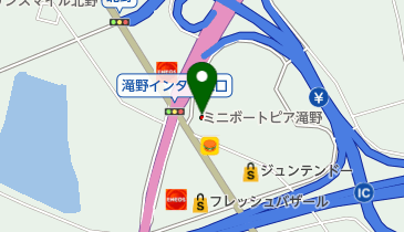 ミニボートピア滝野の地図画像