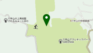 フォレストアドベンチャー・神戸六甲山の地図画像