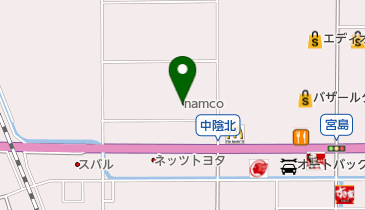namco豊岡店の地図画像