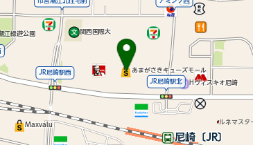 キッズマーケットあまがさきキューズモールの地図画像