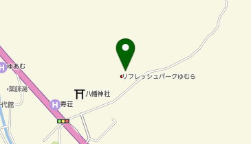 リフレッシュパークゆむらの地図画像