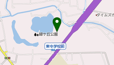 緑ケ丘プールの地図画像