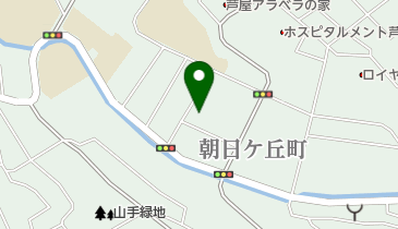 朝日ケ丘公園水泳プールの地図画像