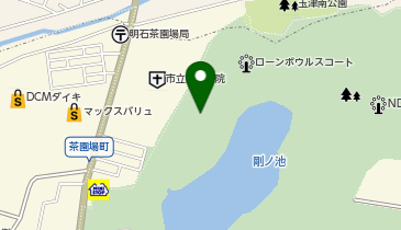 兵庫県立明石公園補助競技場の地図画像