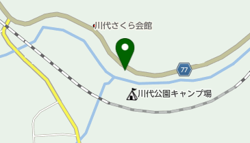 川代公園の地図画像