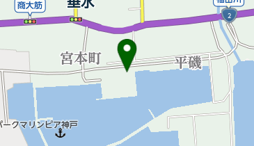 垂水漁港のイカナゴ漁の地図画像