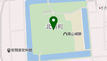 デカンショ祭の地図画像