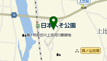 日本のへそ西脇子午線マラソン大会の地図画像