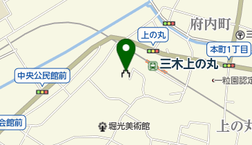 別所公春まつりの地図画像
