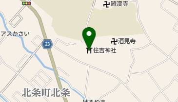 北条節句まつりの地図画像