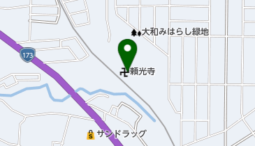 頼光寺の地図画像