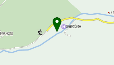ハチ北温泉の地図画像