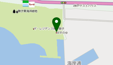 太平のゆの地図画像