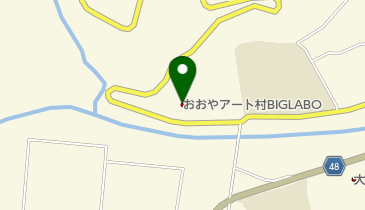おおやアート村BIGLABOの地図画像