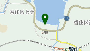 柴山海水浴場の地図画像