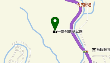 平野台展望公園の地図画像