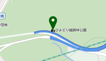 ひよどり越森林公園の地図画像