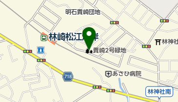 貴崎2号緑地の地図画像