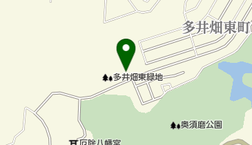 多井畑東緑地の地図画像