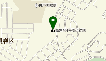 高倉台4号周辺緑地の地図画像