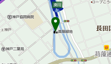 真陽緑地の地図画像