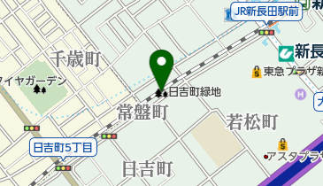 日吉町緑地の地図画像