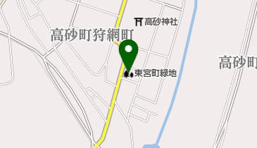 東宮町緑地の地図画像