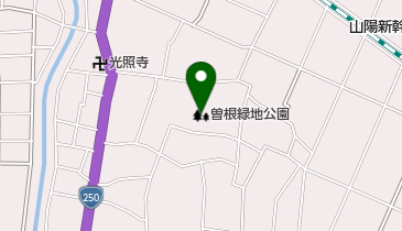 曽根緑地公園の地図画像