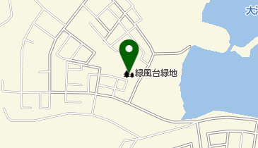 緑風台緑地の地図画像