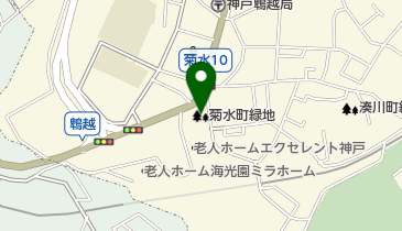 菊水町緑地の地図画像