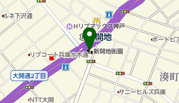 新開地街園の地図画像