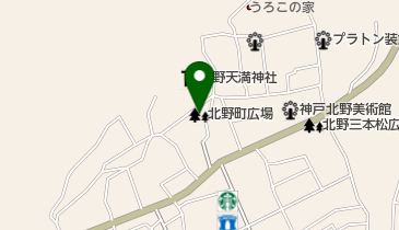 北野町広場の地図画像
