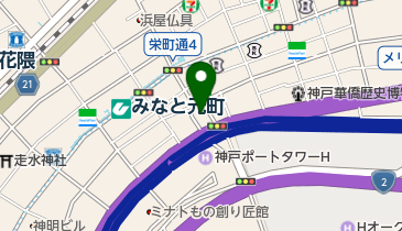 ポートセンター街園の地図画像