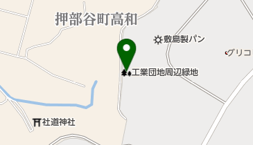 西神工業団地周辺緑地の地図画像