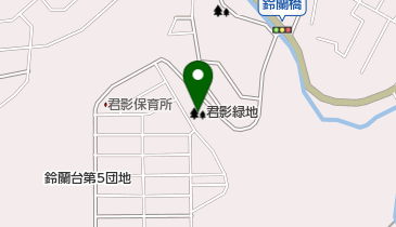 君影緑地の地図画像