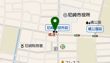 七松緑地の地図画像