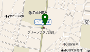 長洲東通2丁目緑地の地図画像