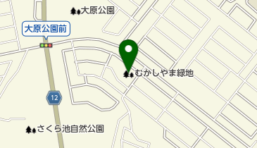 むかしやま緑地の地図画像