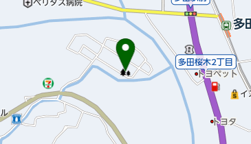 矢問観音堂緑地の地図画像