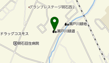 瀬戸川緑道の地図画像