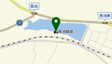 長池緑道の地図画像
