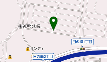 畑の辻緑道の地図画像