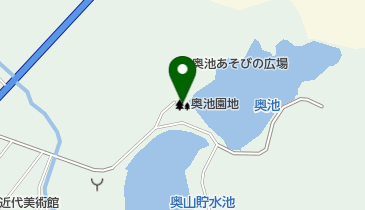 奥池園地の地図画像
