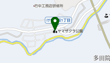 ヤマザクラ公園の地図画像